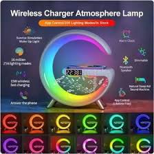 G63 Smart Light Sound Machine | Bluetooth 5.2 Speaker with 256 RGB Light, 15W Wireless Fast Charging & Alarm Clock - Image 3